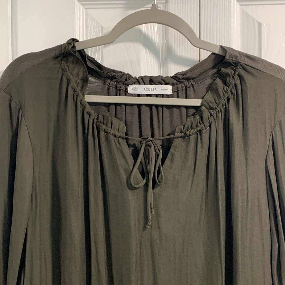 Green Longsleeve ACOS&A Blouse - Picture 11 of 12